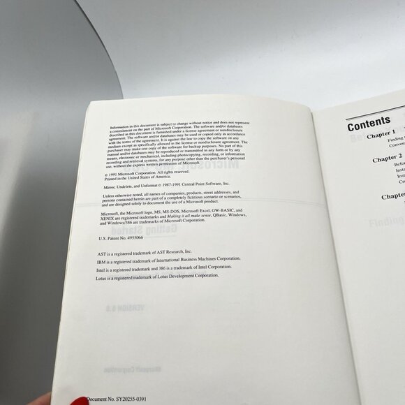 Vintage Microsoft MS-DOS Version 5 Genuine Operating System Manual 1991 NO DISC - Picture 6 of 7